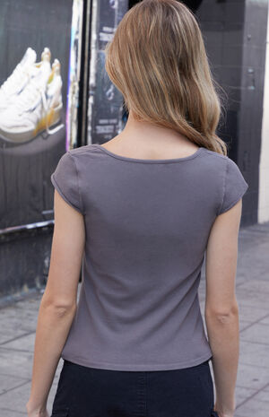 Gray Ella Top image number 3