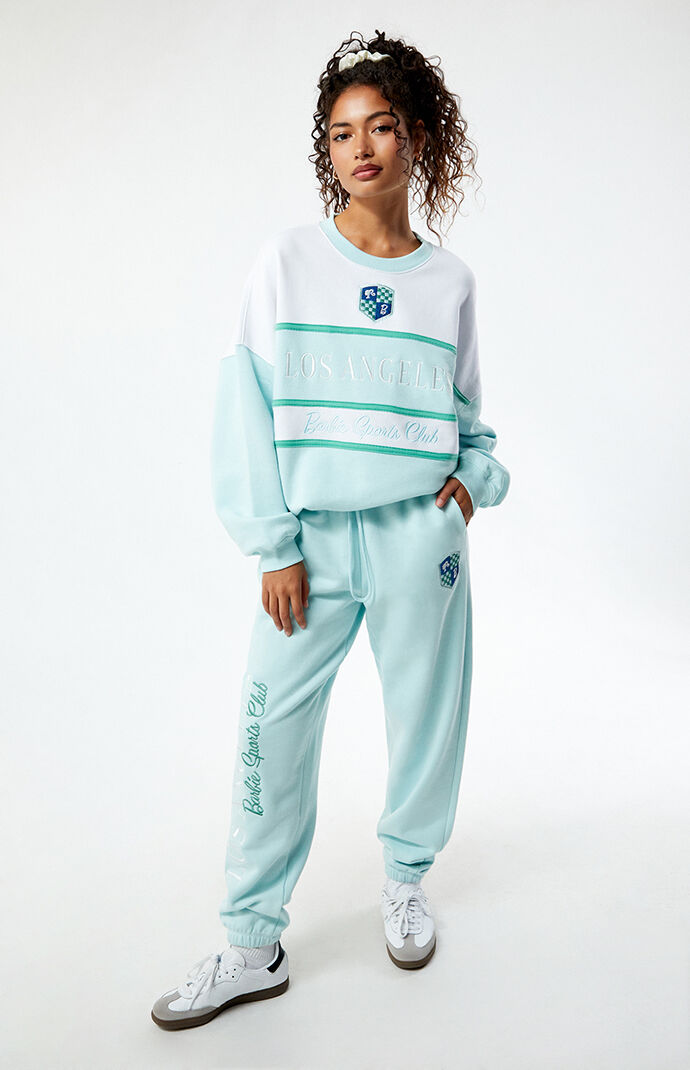 Barbie Malibu LA Sports Club Crew Neck Sweatshirt | Pacsun
