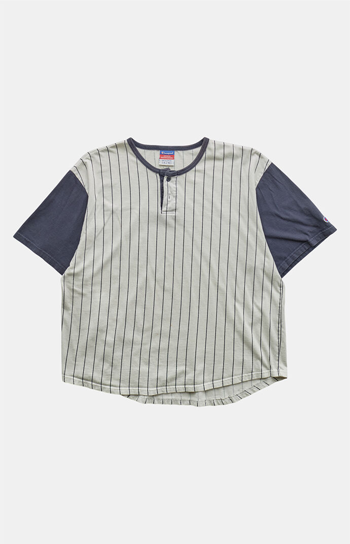 PS VINTAGE 2000s Striped Baseball Tee Top