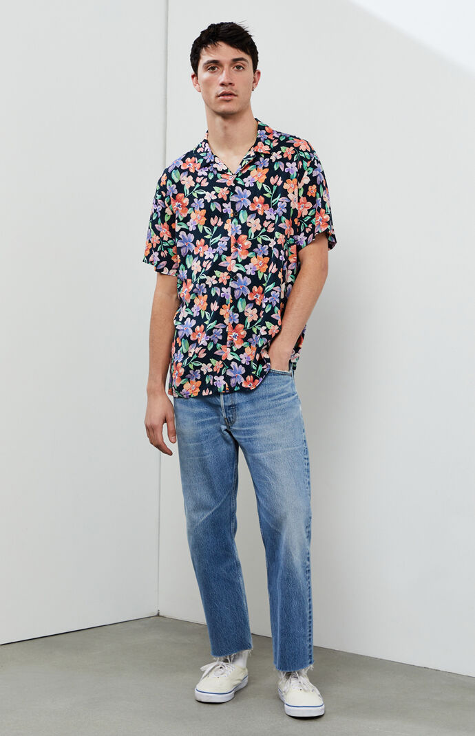 Veil Floral Button Up Shirt