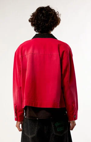 Red George Canvas Work Jacket image number 4