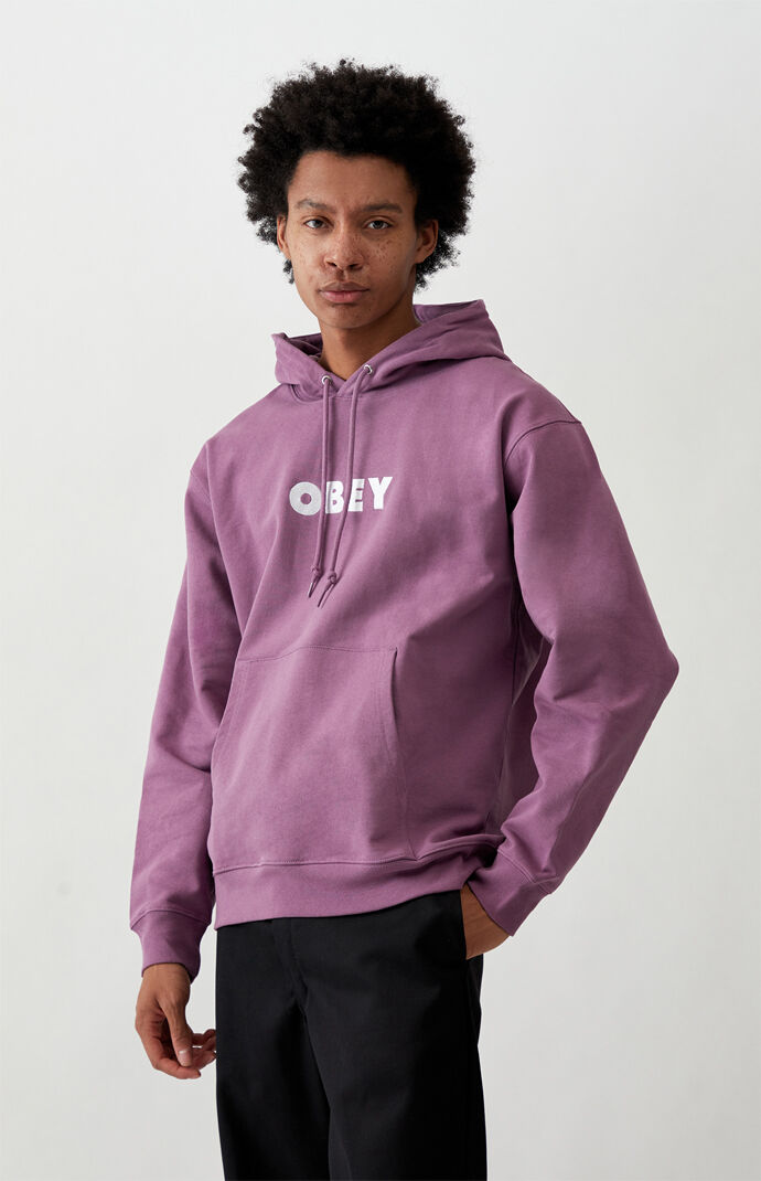 Obey hoodie purple
