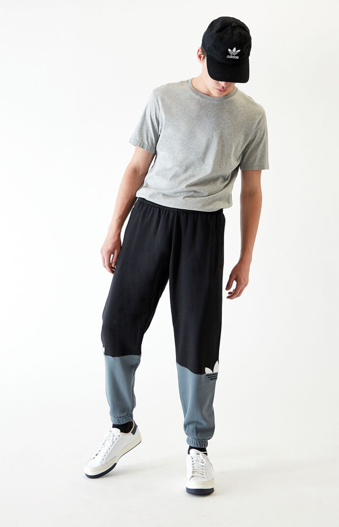 Black & Blue Adicolor Sliced Trefoil Sweatpants