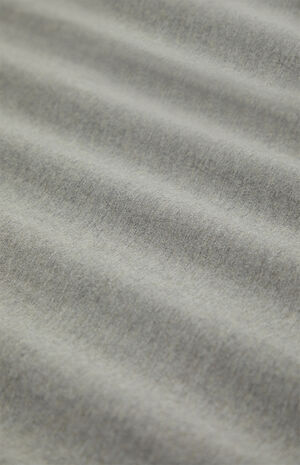 Women's Dark Heather Oatmeal Fleece Cropped Hoodie image number 7