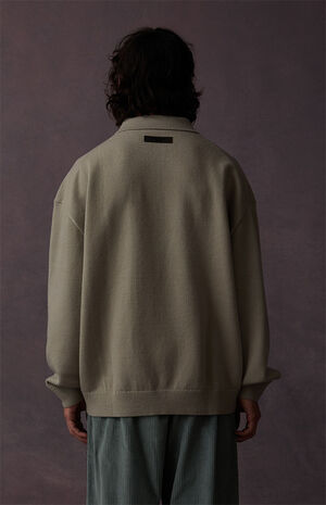 Seal Long Sleeve Polo Sweater image number 5