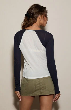 Kate Long Sleeve Baseball T-Shirt image number 4