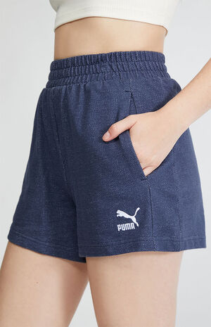 Blue Classics High Waisted Shorts image number 2