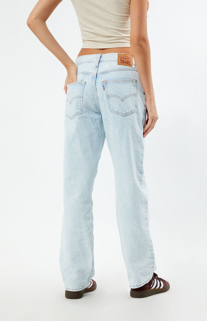 Levi's®xNIKE Baggy Jean \"Light Indigo\" Levi's Light Indigo Cinch Baggy Jeans | PacSun