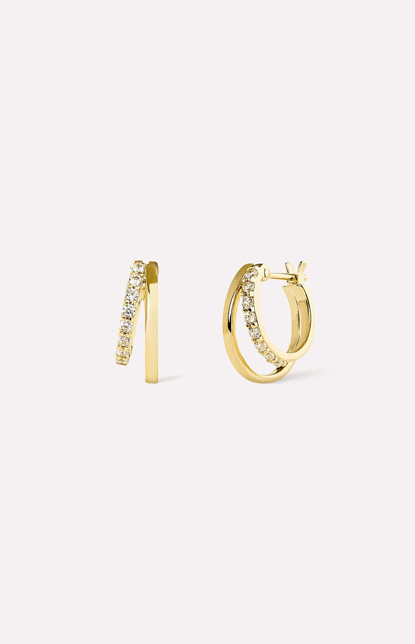 Ana Luisa Toda Double Hoop Earrings