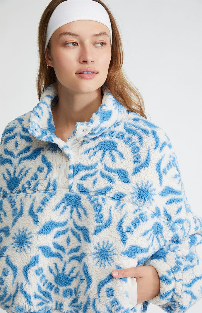 PacSun Being Alive Half Snap Sweatshirt PacSun