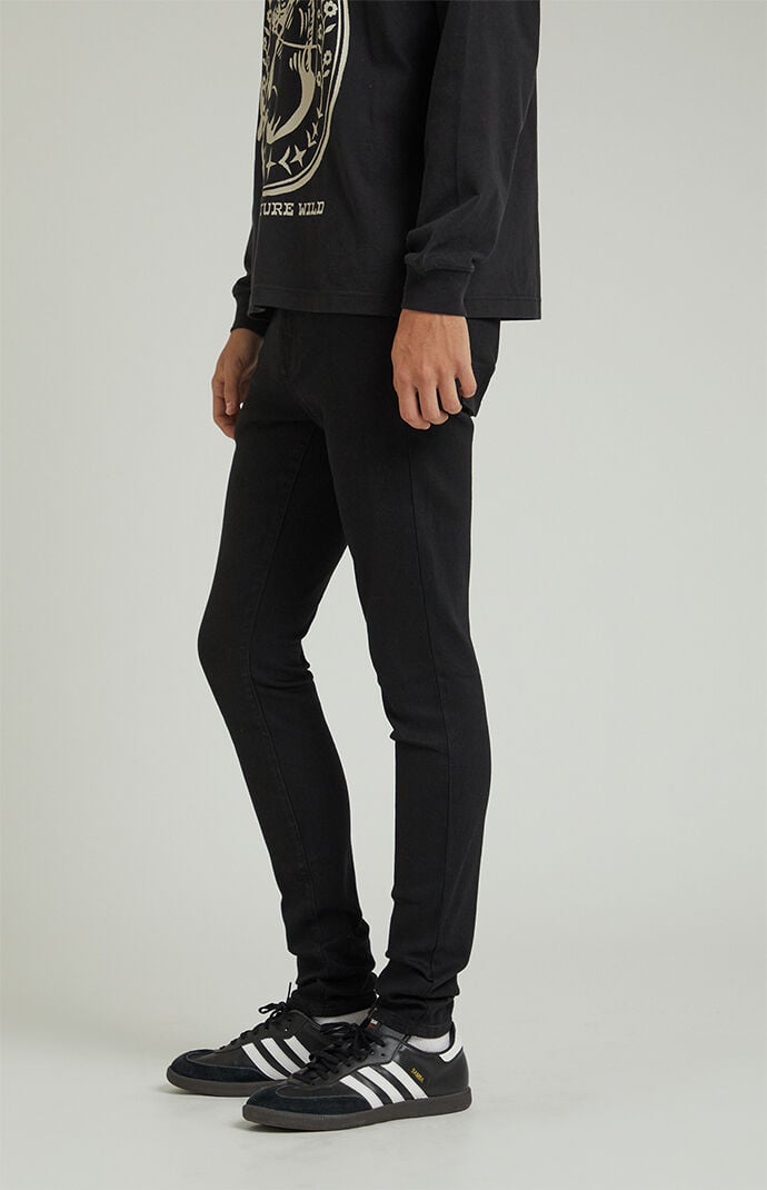 Pacsun stacked skinny black outlet jeans