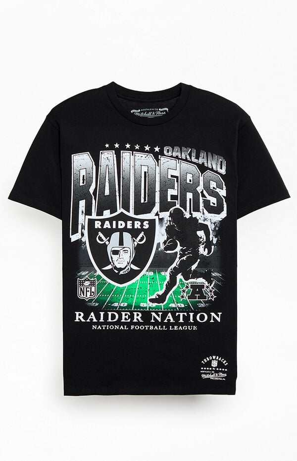 Mitchell & Ness NFL Oakland Raiders Raider Nation T-Shirt | Pacsun