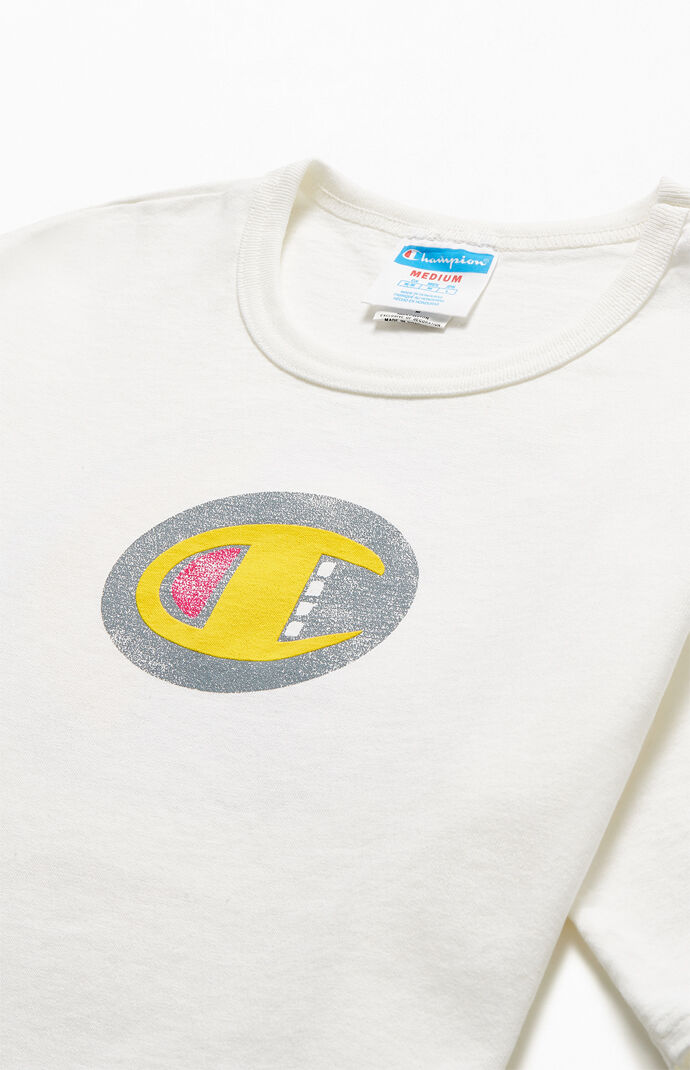 White Vintage Graphic T-Shirt