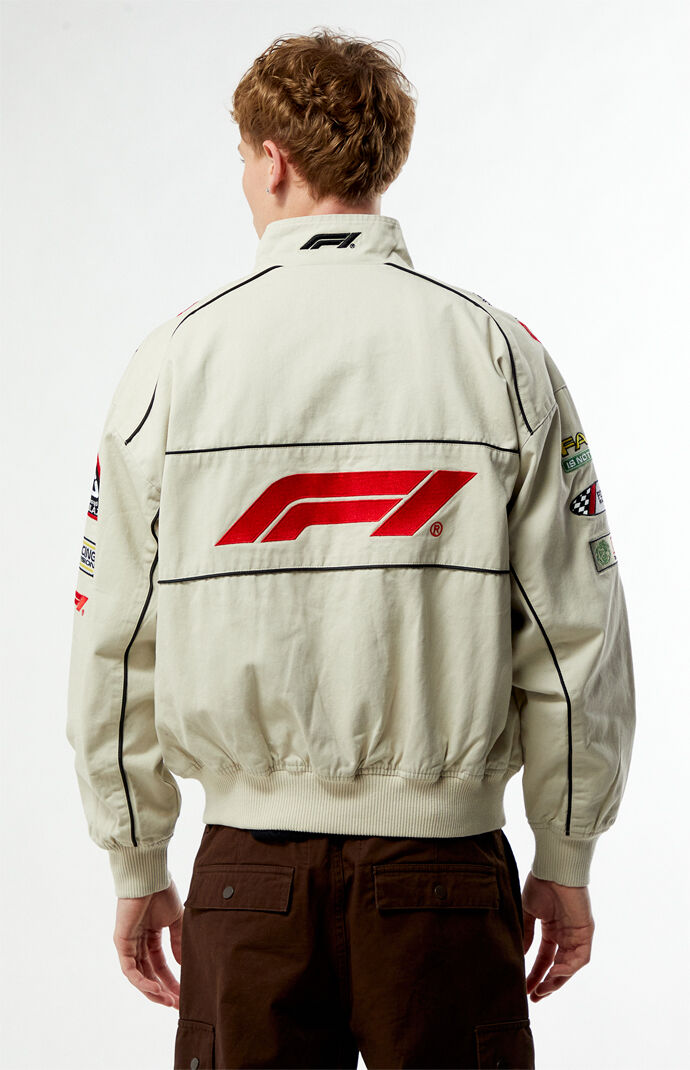 Formula 1 x Pacsun Las Vegas Beige Pole Position Jacket