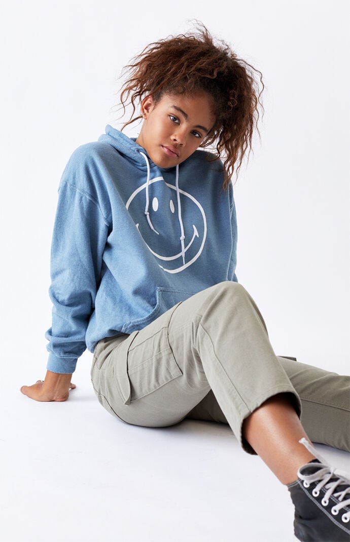Pacsun smiley face best sale sweatshirt