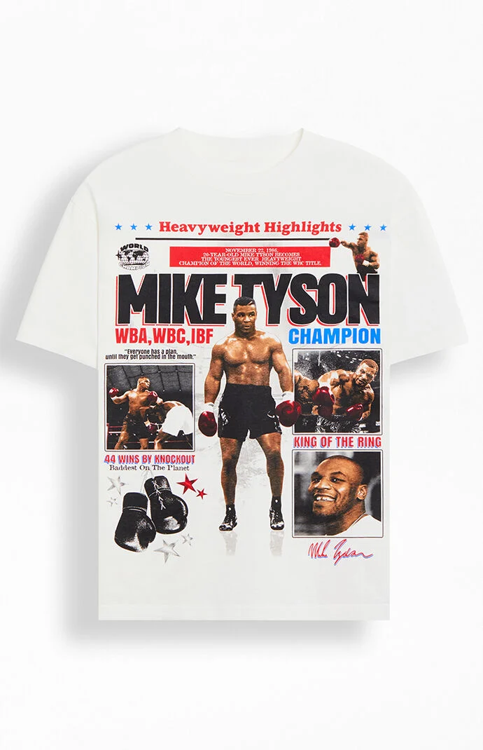Image: Mike Tyson Heavyweight Highlights T-Shirt