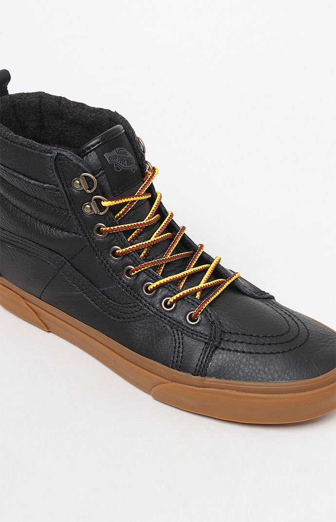 Vans Weatherized Sk8-Hi MTE Black and Gum Shoes at PacSun.com Vans Weatherized Sk8-Hi MTE Black and Gum Shoes at PacSun.com