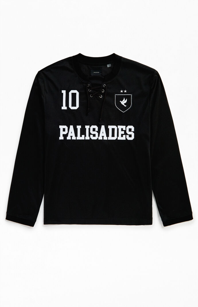 シャツ PALACE PANEL V-NECK JERSEY BLACK M Palace Panel V-Neck Jersey Navy Men's - FW23 - US