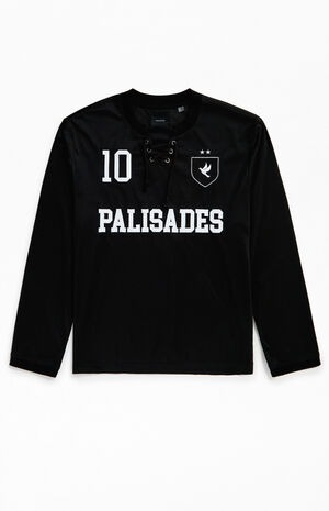 Black Palisades Long Sleeve Hockey Jersey image number 1