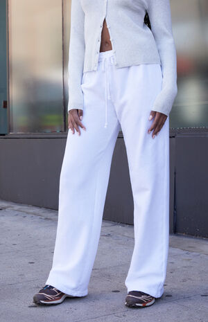 White Rosa Sweatpants image number 1