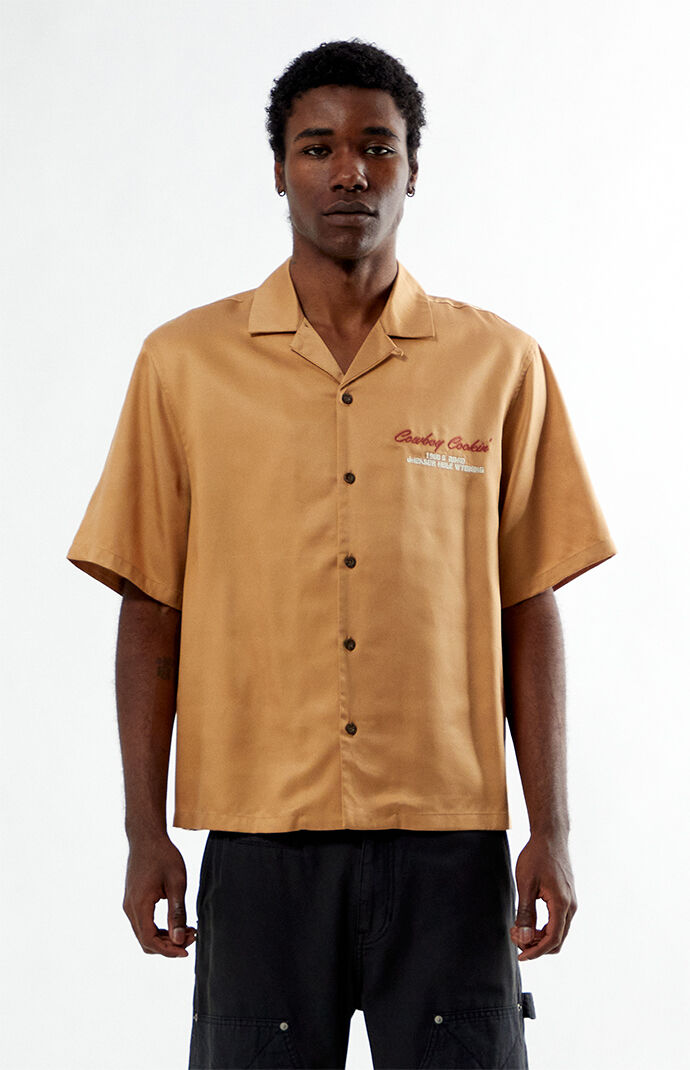 【みこちん】TON-DOWN BASIC SHIRTS　オーバーサイズ Pacsun Cowboy Cookin' Tencel Oversized Camp Shirt | Pacsun