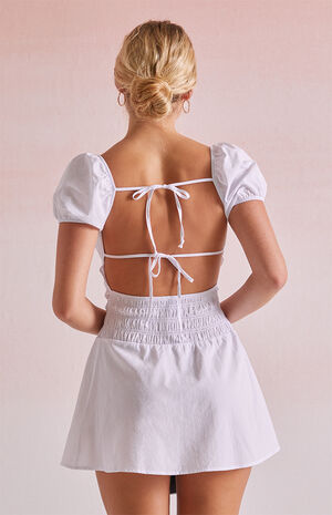 Jane Puff Sleeve Mini Dress image number 4