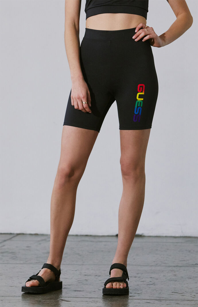 guess biker shorts