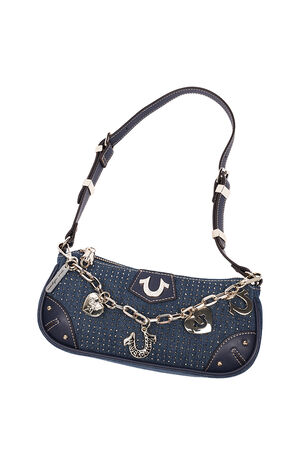 Sparkle Denim Shoulder Bag image number 7