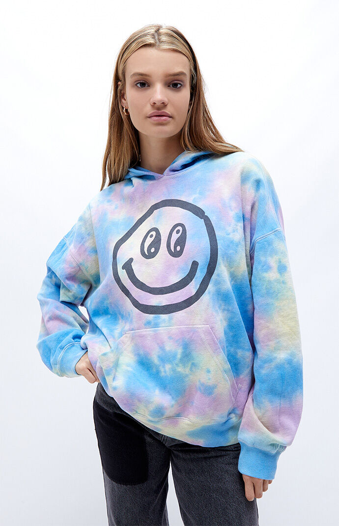 Smiley face hoodie best sale pacsun
