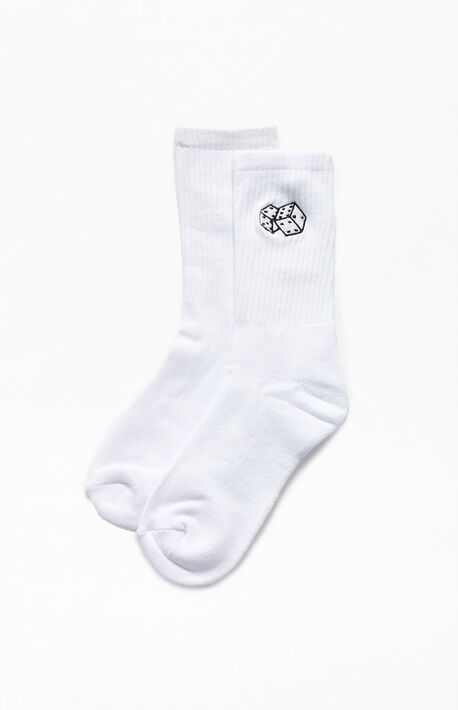 Embroidered Dice Socks