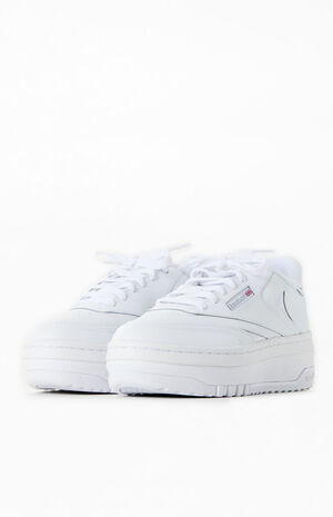Women's White Club C Extra Sneakers image number 2