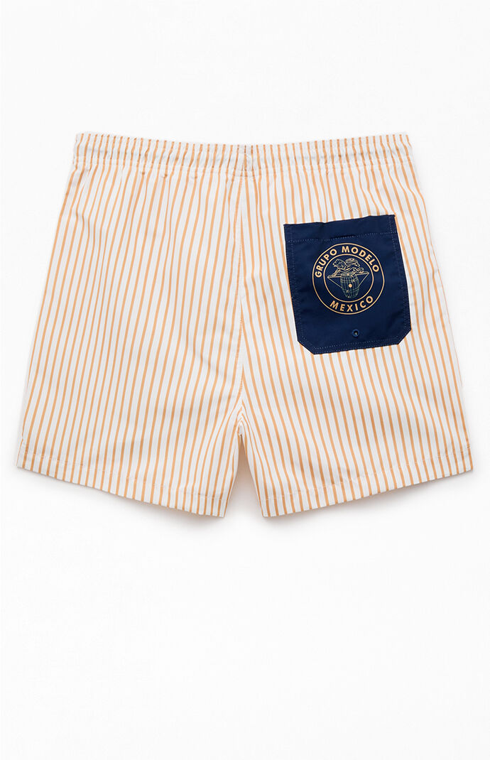 Ripple Junction Modelo Stripe 4" Swim Trunks