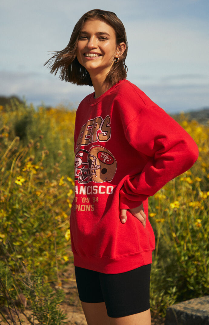 Junk Food 49ers Crew Neck Sweatshirt Pacsun