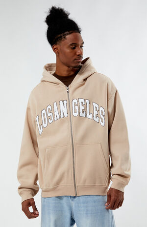 Los Angeles Chenille Full Zip Hoodie image number 1