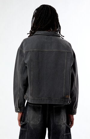 LA Football Club Washed Black Denim Jacket image number 4