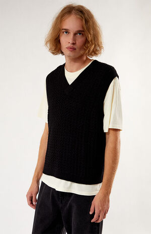 Crochet Knit Vest image number 1
