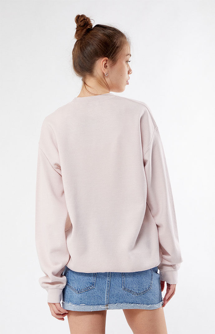 Crest crew neck 2025 sweatshirt