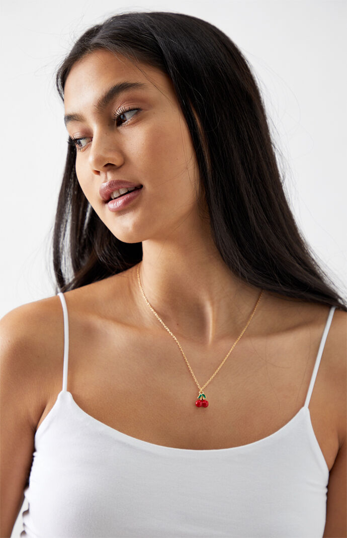 Cherry Pendant Necklace
