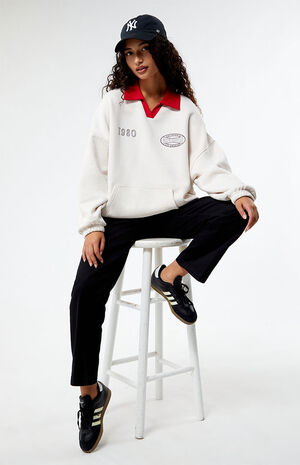 Pacific Sunwear Rugby Oversized Sweatshirt image number 4