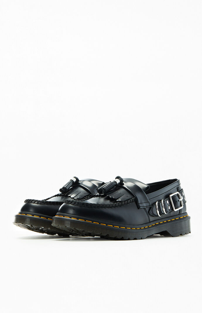 Dr Martens Adrian Hardware Polished Smooth Tassel Loafers | PacSun