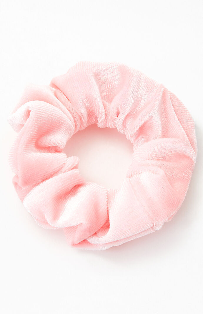 Pink Zipper Scrunchie