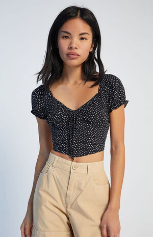 Bustier Short Sleeve Top image number 2