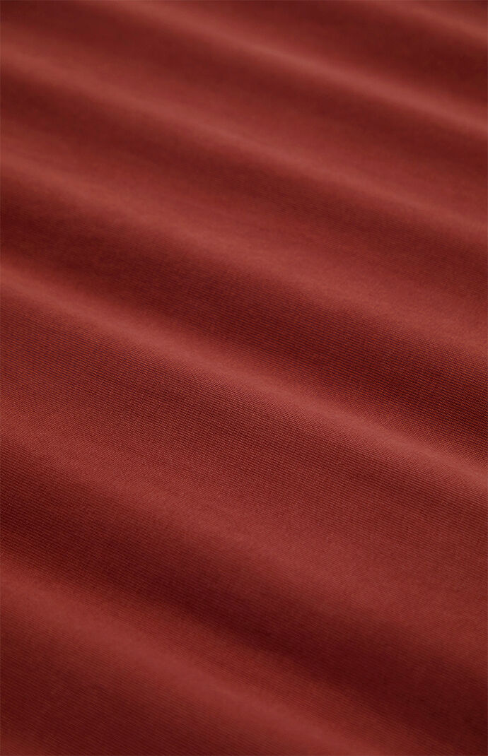 Fear of God Essentials Crimson Heavy Fleece Full Zip Hoodie