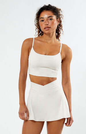 PAC WHISPER Active Ivory Crossover Front Mini Skirt image number 1