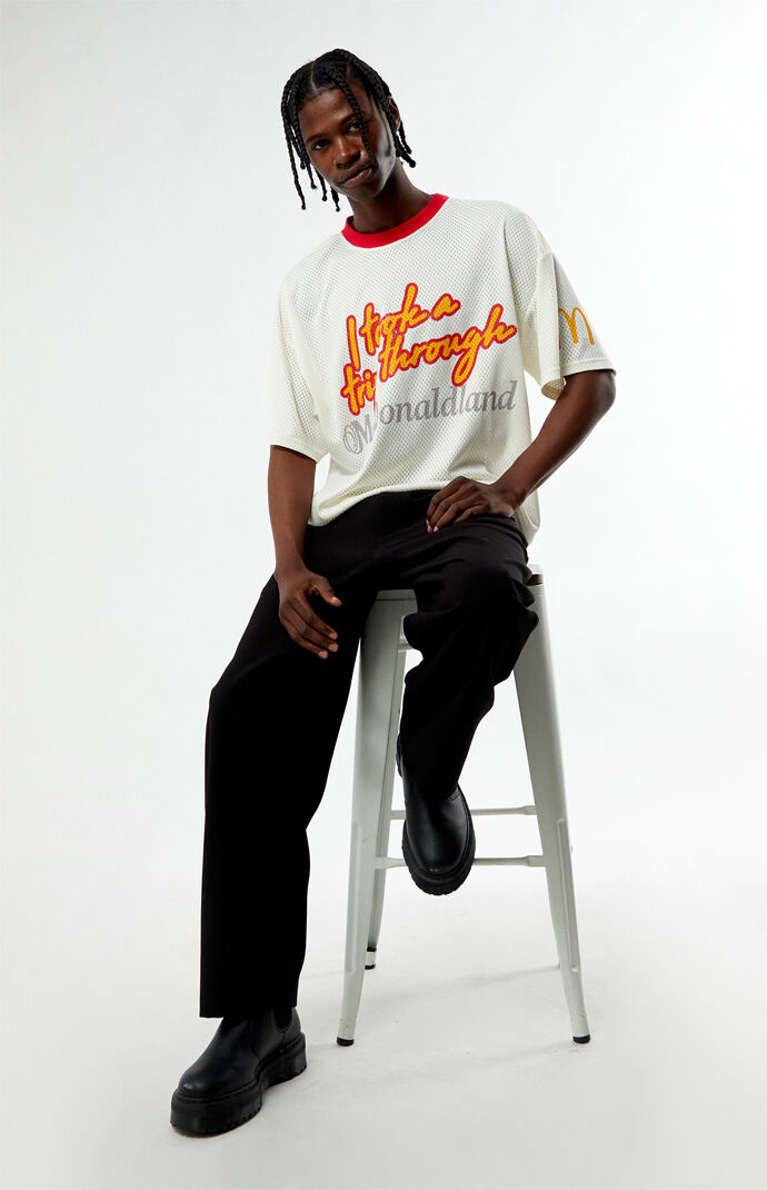 McQ トップス McDonaldland Trip Short Sleeve Cropped Jersey | PacSun