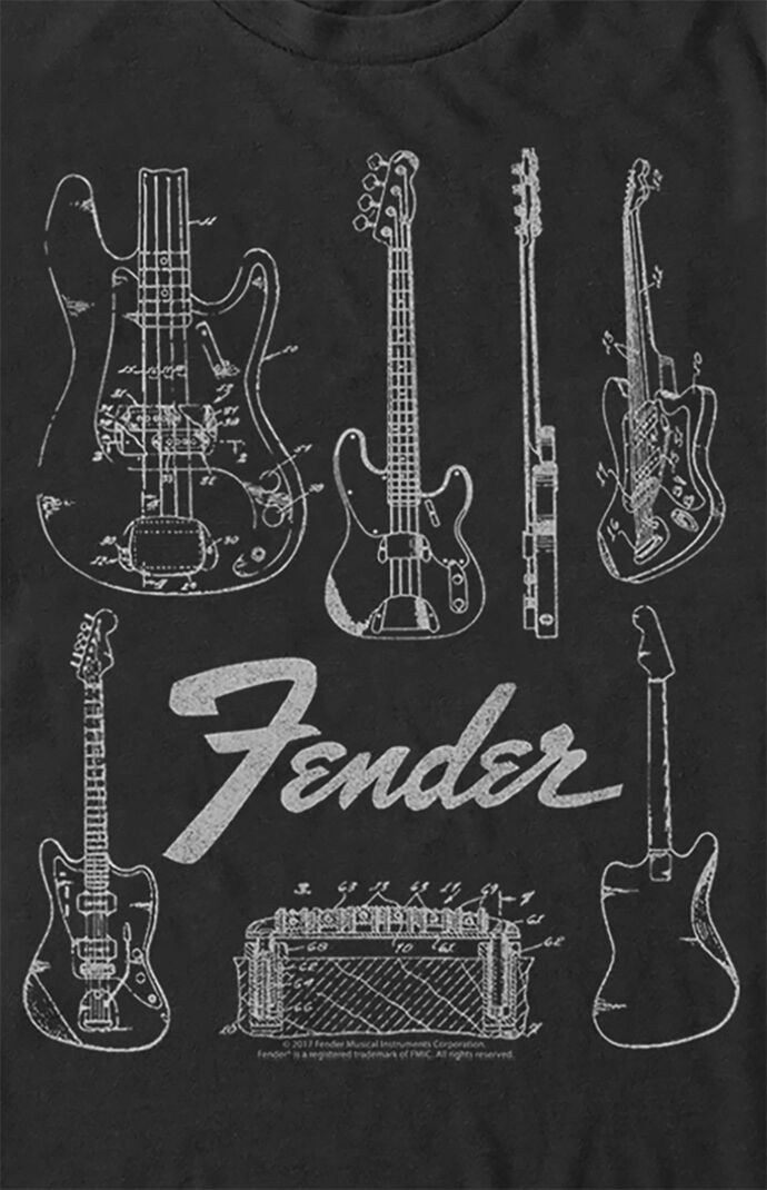 Chart Fender T-Shirt
