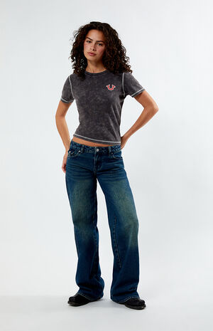 Washed Contrast Stitch T-Shirt Washed Contrast Stitch T-Shirt image number 4