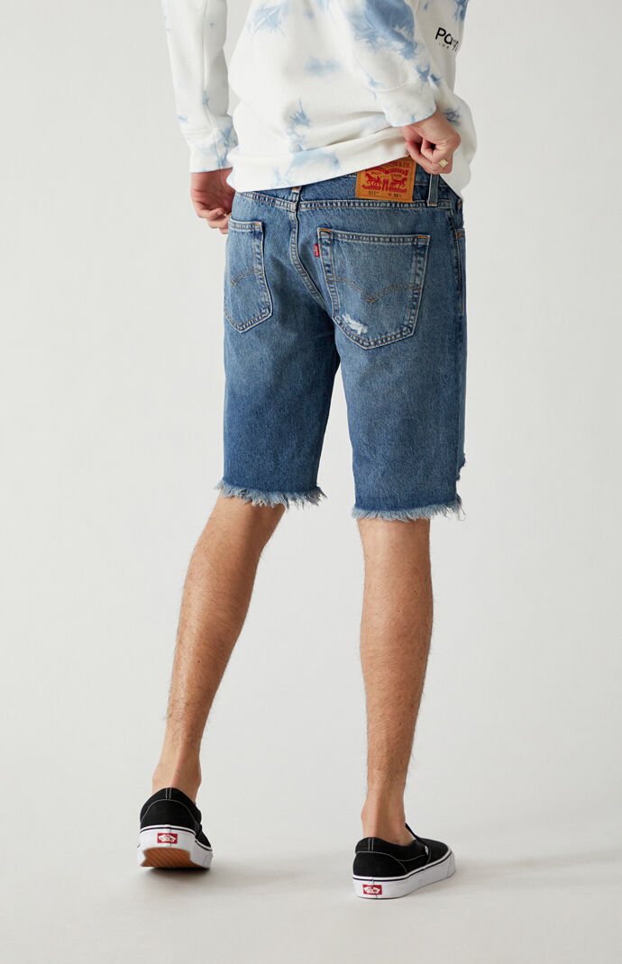 Indigo Blue 511 Slim Cutoff Denim Shorts