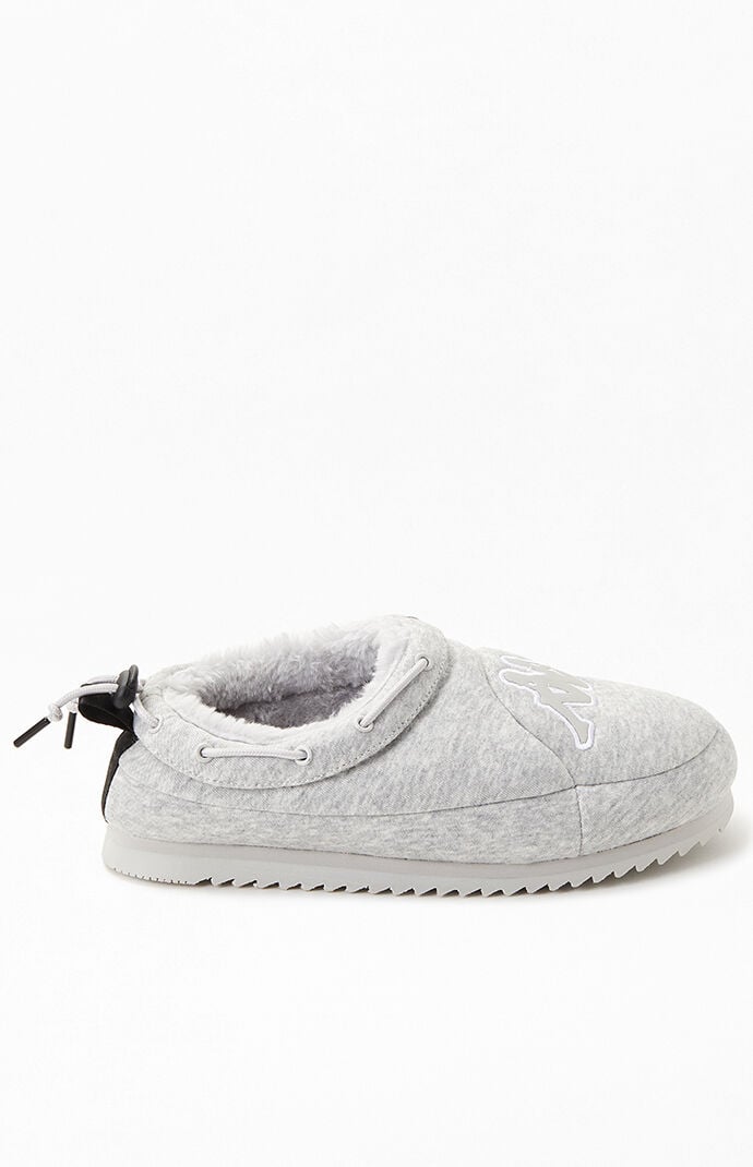 Grey Logo Tasin Adjustable Slip-On Shoes