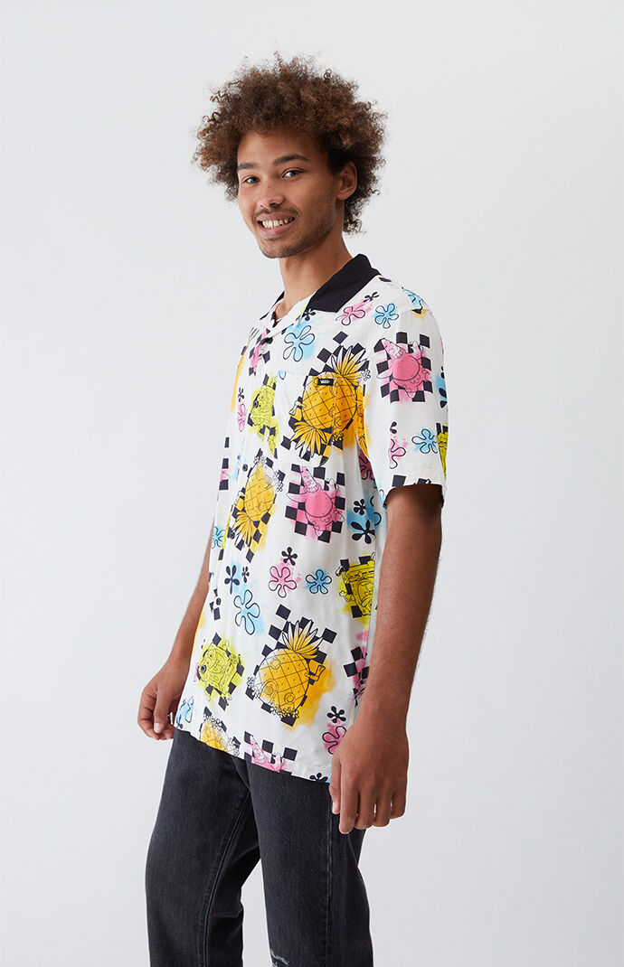 x SpongeBob Woven Camp Shirt